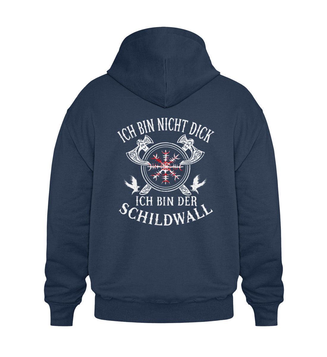 Lustiger Wikinger Heavy Vintage Hoodie Ich bin nicht Dick - Nordic Viking Wear