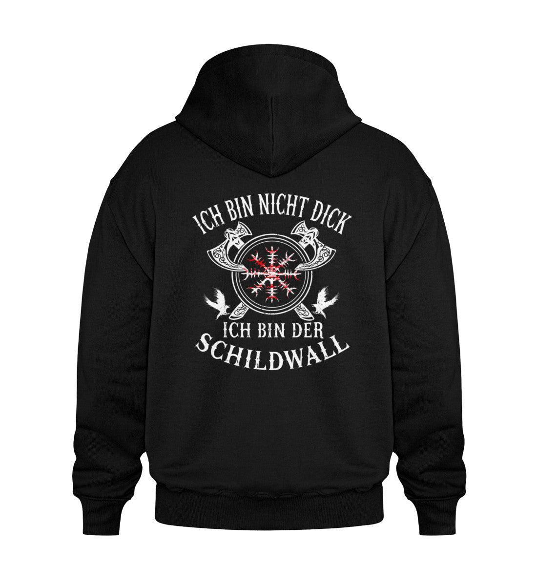 Lustiger Wikinger Heavy Vintage Hoodie Ich bin nicht Dick - Nordic Viking Wear