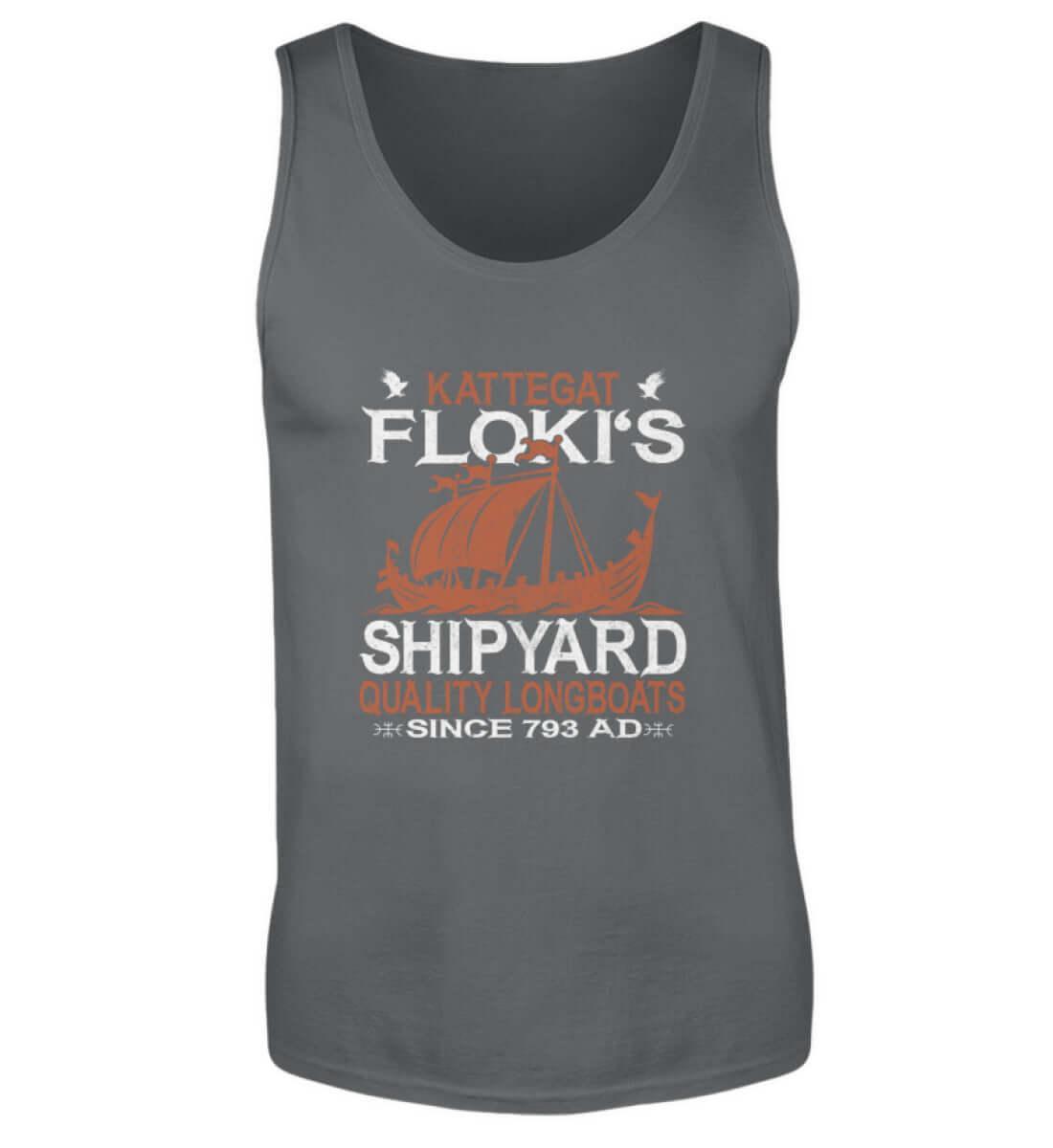 "Kattegat Floki's Shipyard" Tank Top – Ehre die Kunst des Schiffbaus - Nordic Viking Wear