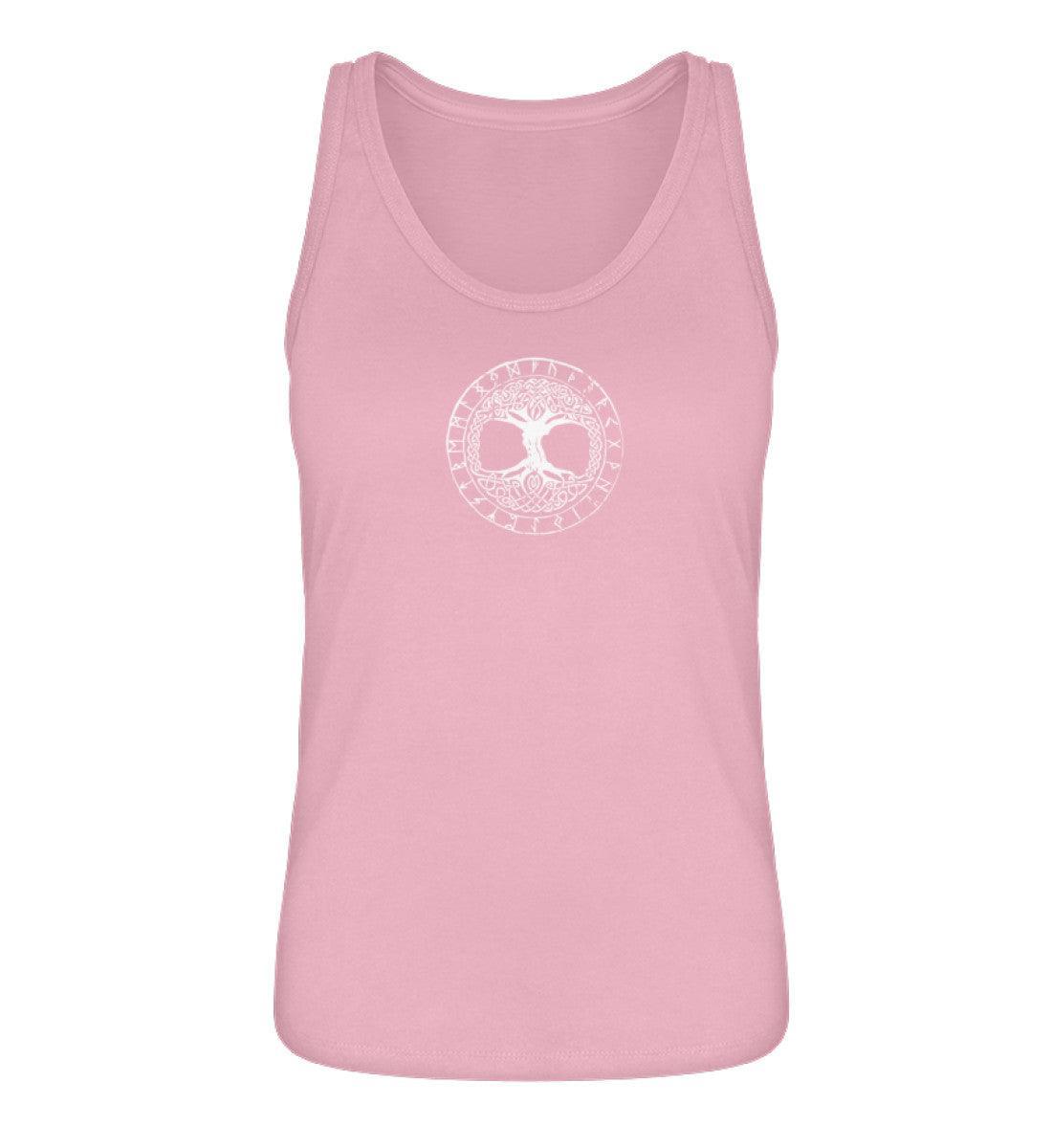 Yggdrasil und Runenkreis Schildmaiden Tanktop – Mystisches Nordisches Baum des Lebens - Nordic Viking Wear