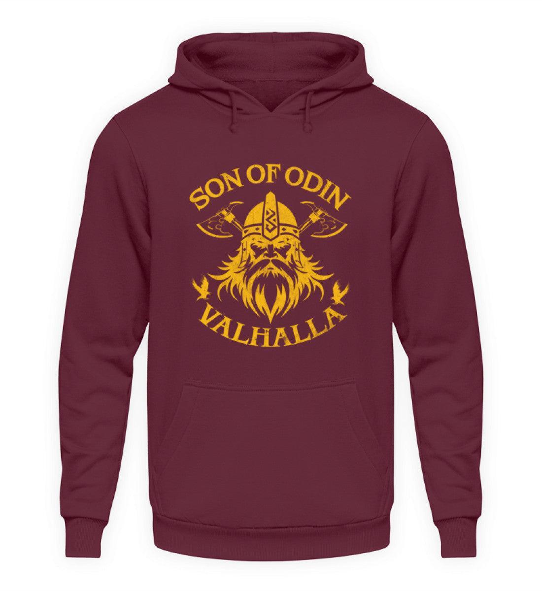 Wikinger Hoodie 'Son of Odin – Valhalla' – Stolz und Entschlossenheit - Nordic Viking Wear