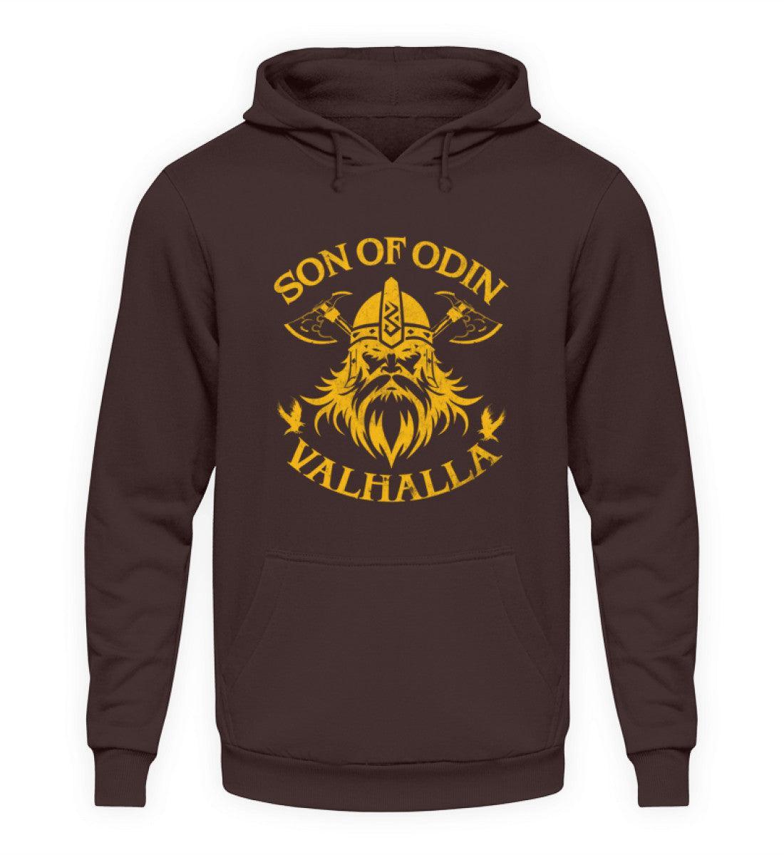 Wikinger Hoodie 'Son of Odin – Valhalla' – Stolz und Entschlossenheit - Nordic Viking Wear