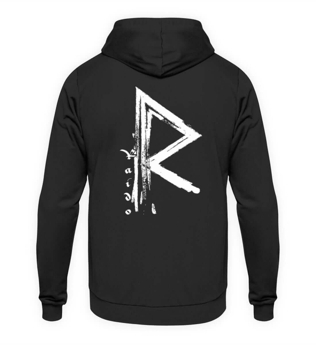 "Raido Rune" Wikinger-Hoodie – Der Weg des Reisenden - Nordic Viking Wear