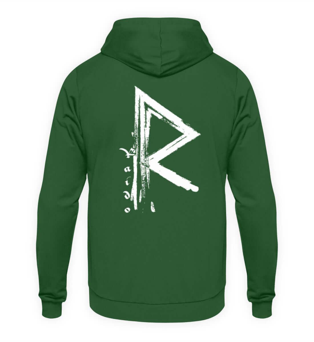 "Raido Rune" Wikinger-Hoodie – Der Weg des Reisenden - Nordic Viking Wear