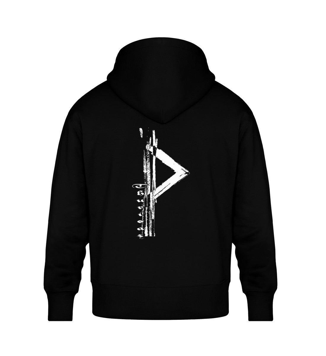Wikinger Rune Thurisaz Oversized Hoodie - Nordic Viking Wear