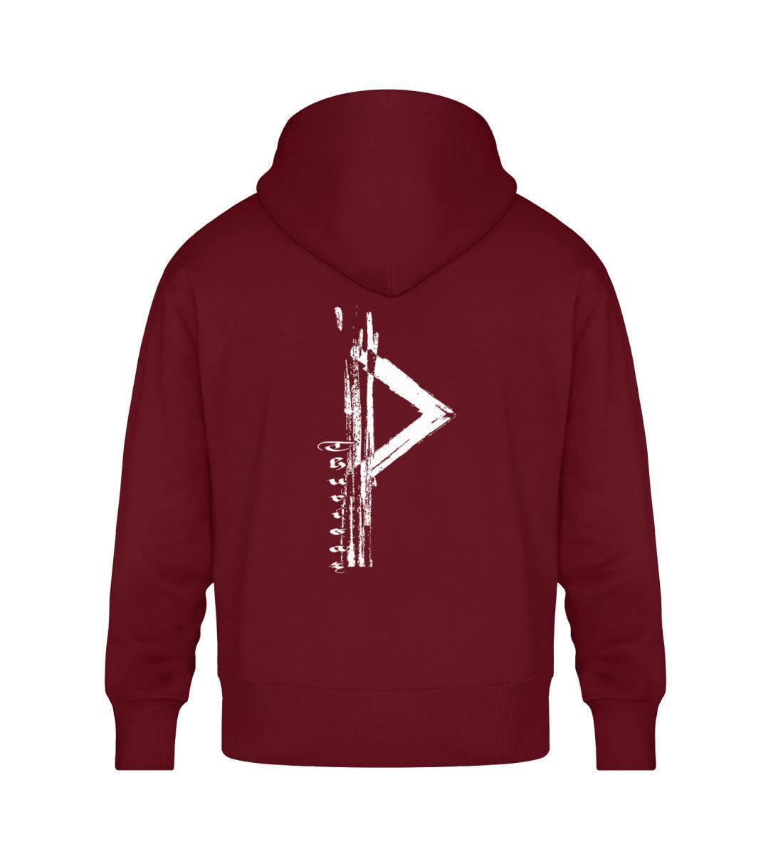 Wikinger Rune Thurisaz Oversized Hoodie - Nordic Viking Wear