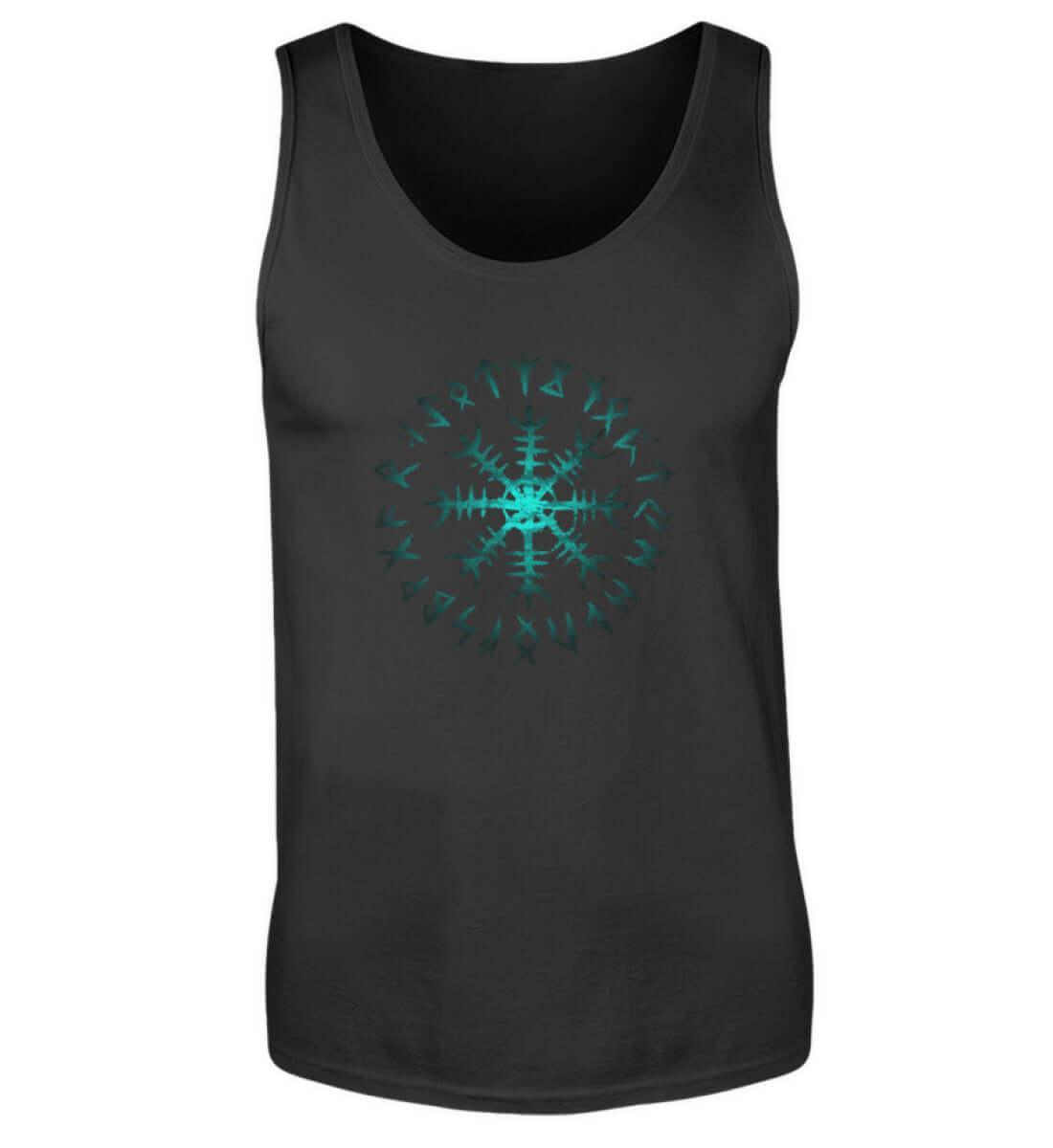 Wikinger Helm des Schreckens Tanktop – Mystischer Runenkreis - Nordic Viking Wear