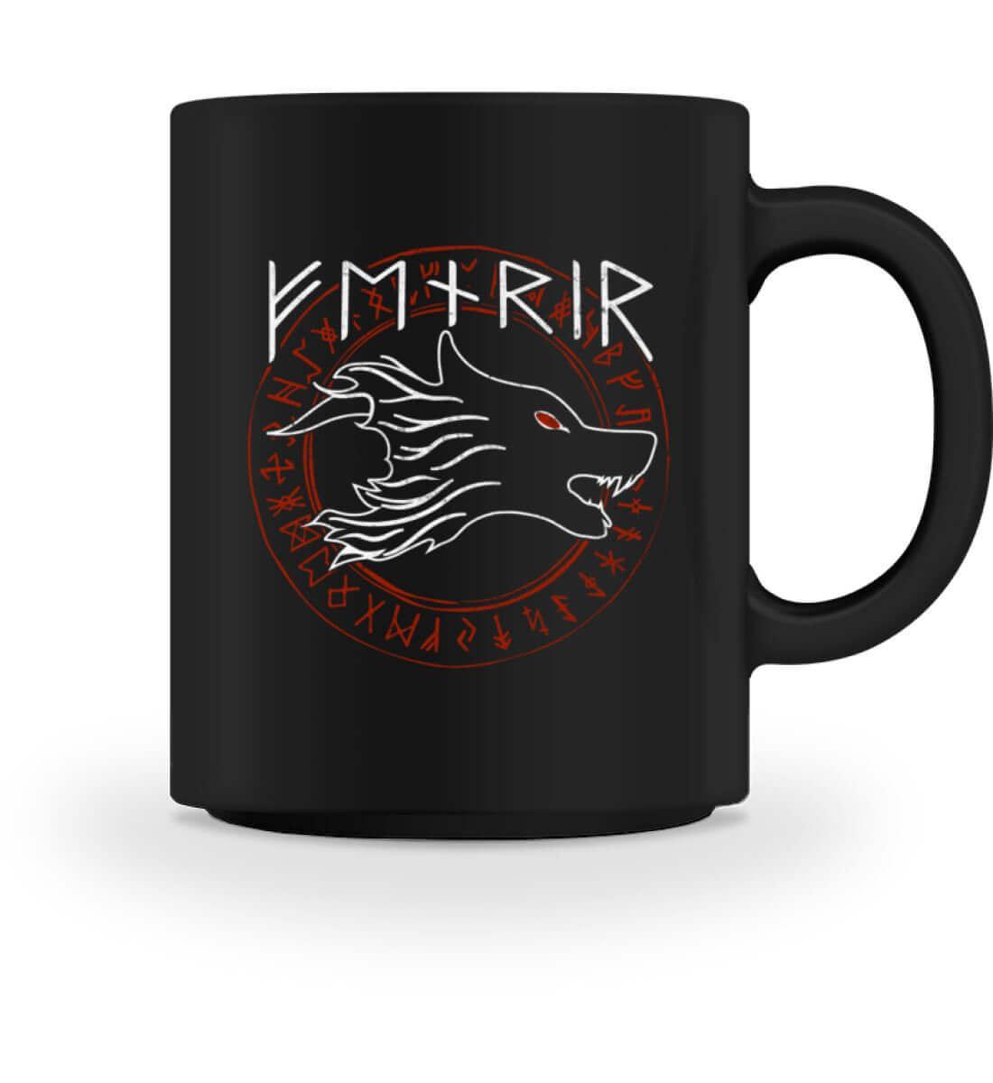 Fenrir Wolf Wikinger-Tasse – Macht und Legende vereint - Nordic Viking Wear