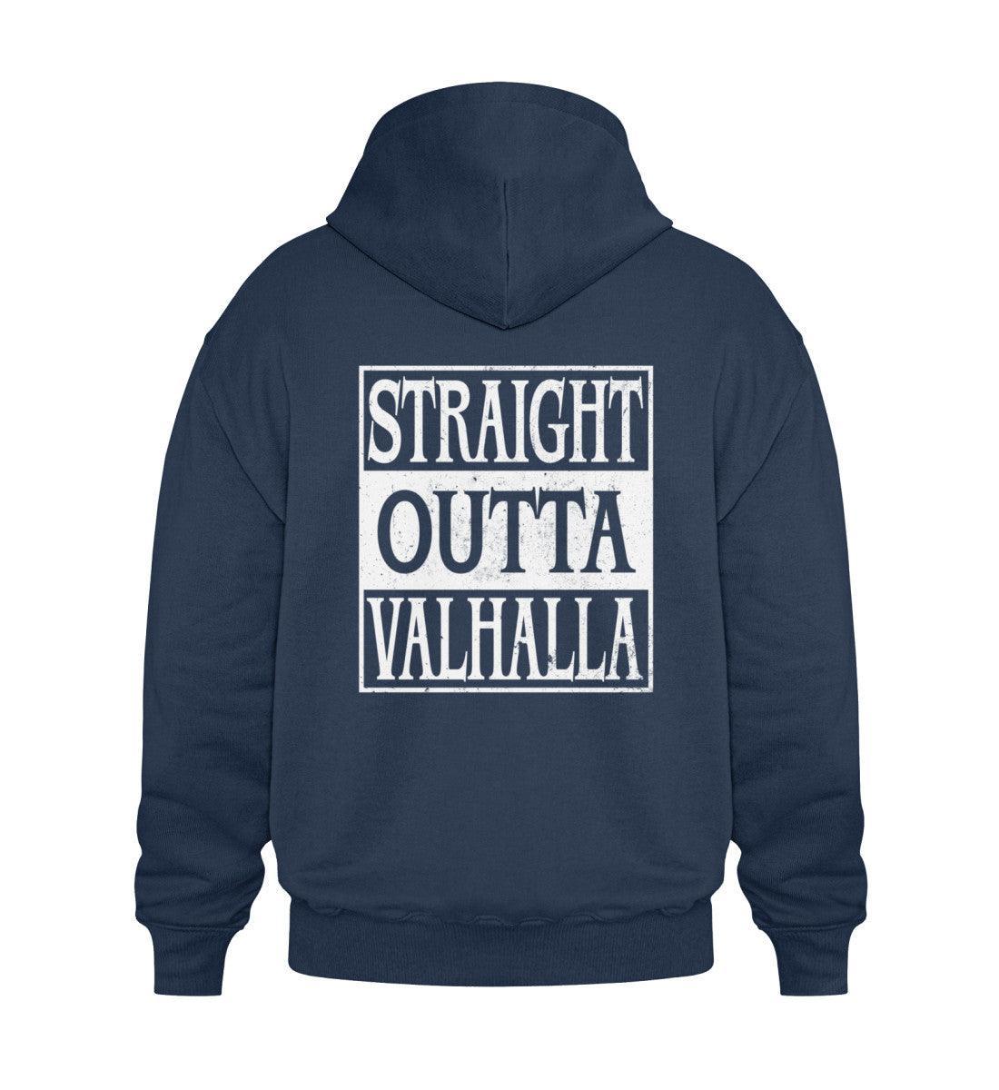 Wikinger Heavy Vintage Hoodie Straight Outta Valhalla - Nordic Viking Wear