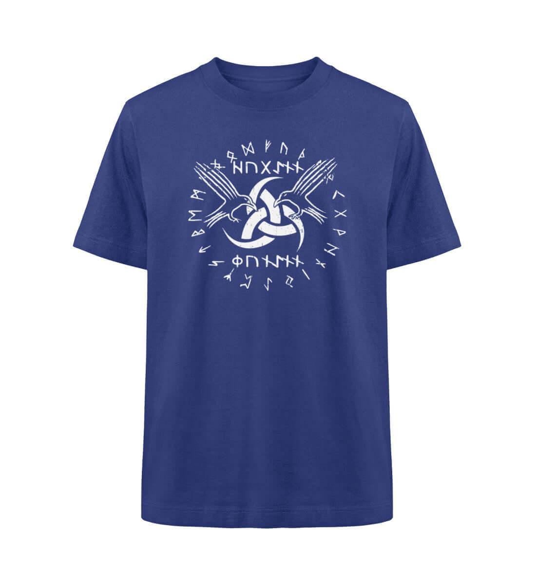 Nordic Ravens Oversized Shirt – Wikinger Runen und Raben Design - Nordic Viking Wear