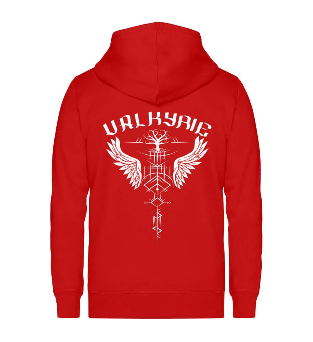Schildmaiden Zip-Hoodie Valyrie Freyjas - Unisex Organic Zipper ST/ST - Nordic Viking Wear