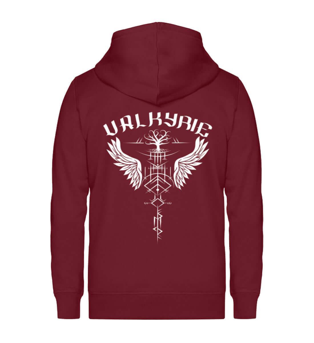Schildmaiden Zip-Hoodie Valyrie Freyjas - Unisex Organic Zipper ST/ST - Nordic Viking Wear