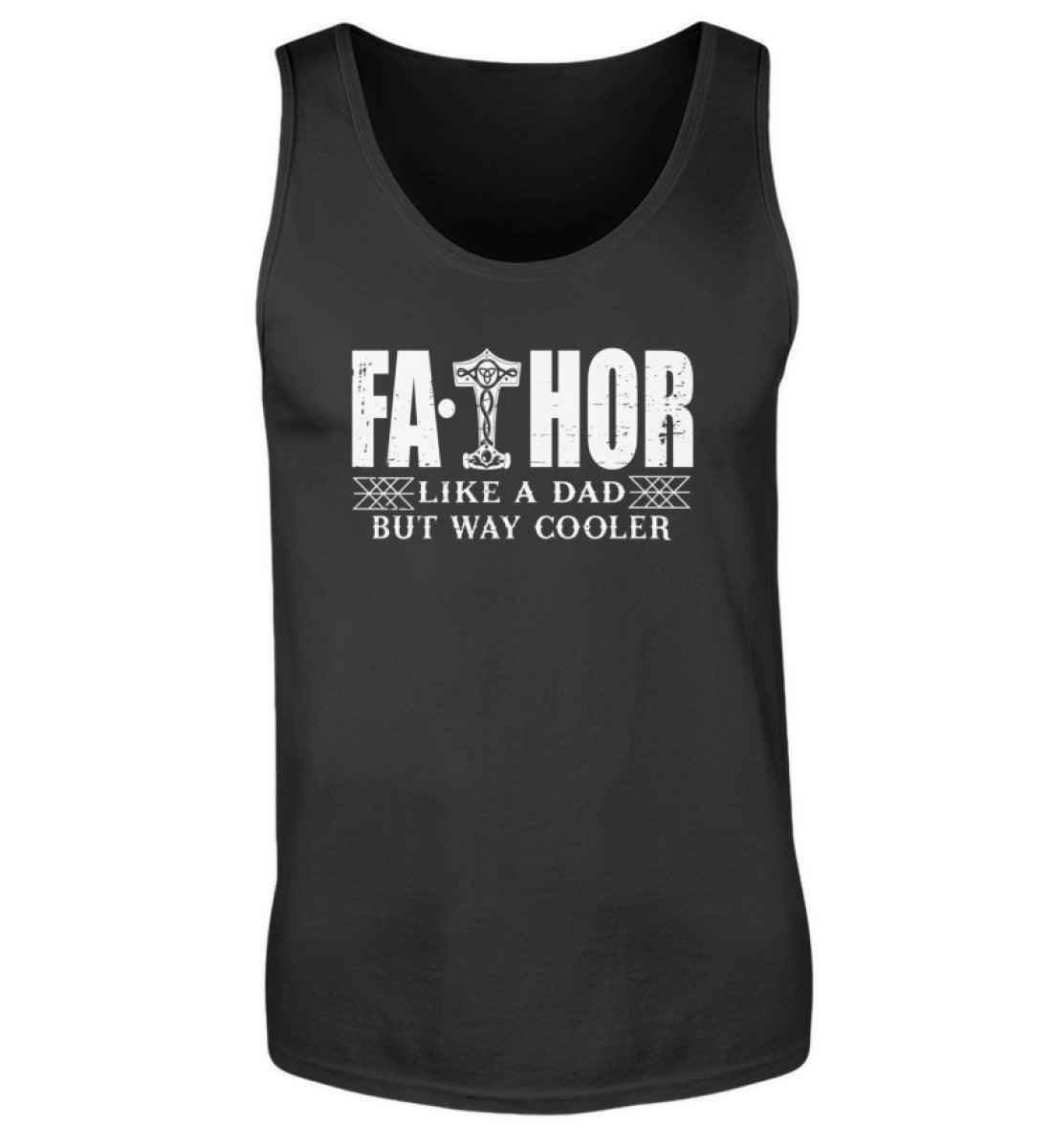 Wikinger Thors Hammer Tanktop "Fathor" – Für den coolen Wikinger-Papa - Nordic Viking Wear