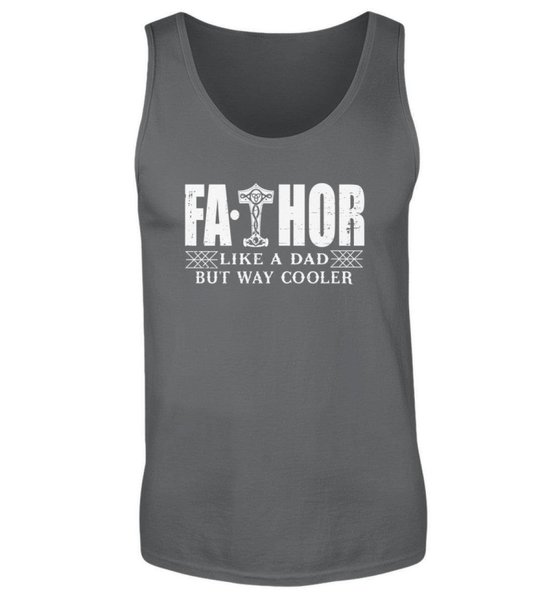 Wikinger Thors Hammer Tanktop "Fathor" – Für den coolen Wikinger-Papa - Nordic Viking Wear