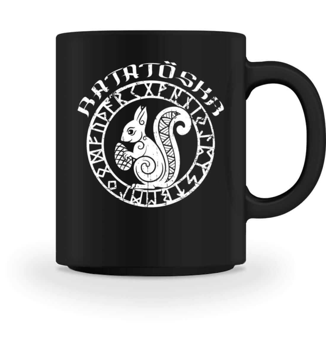 Ratatöskr Tasse – Weisheit und Stärke für deinen Morgenkaffee - Nordic Viking Wear