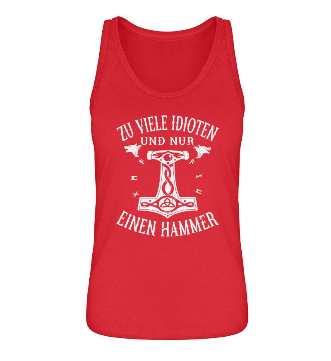 Schildmaiden Tank Top "Nordische Stärke" - Zu Viele Idioten - Nordic Viking Wear