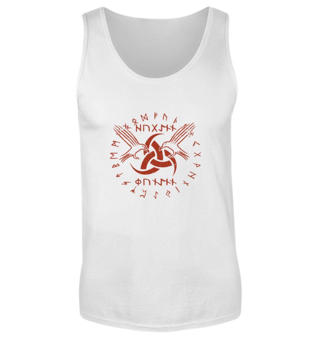 Wikinger-Tanktop "Odins Boten" - Huginn und Muninn mit Gjallarhorn - Nordic Viking Wear