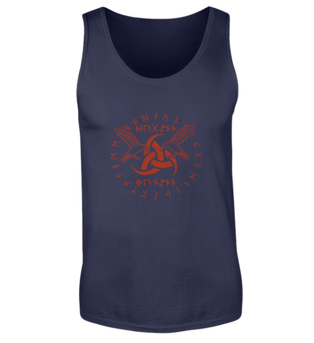 Wikinger-Tanktop "Odins Boten" - Huginn und Muninn mit Gjallarhorn - Nordic Viking Wear