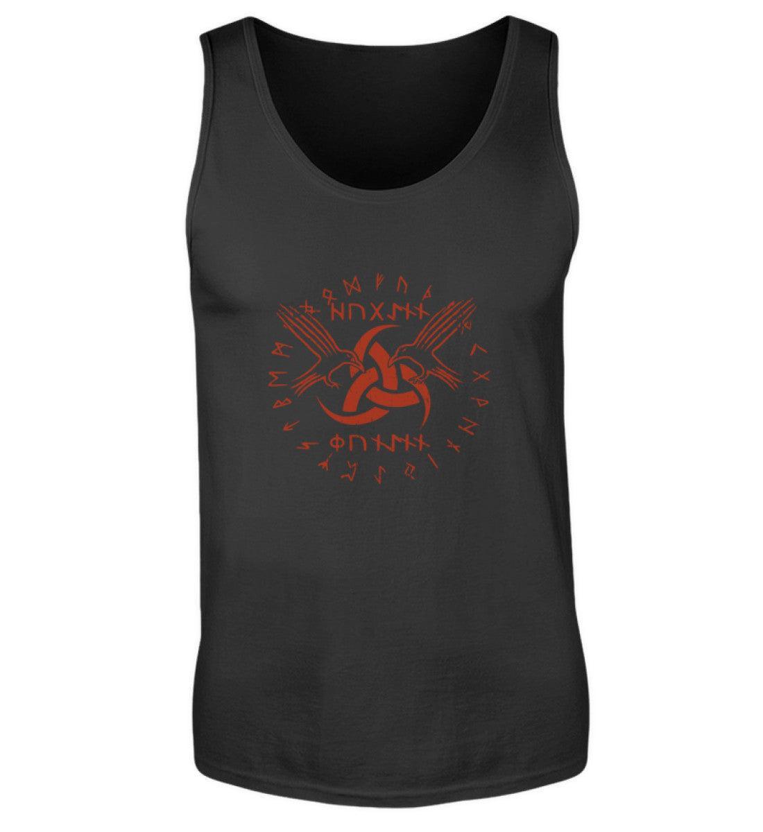 Wikinger-Tanktop "Odins Boten" - Huginn und Muninn mit Gjallarhorn - Nordic Viking Wear