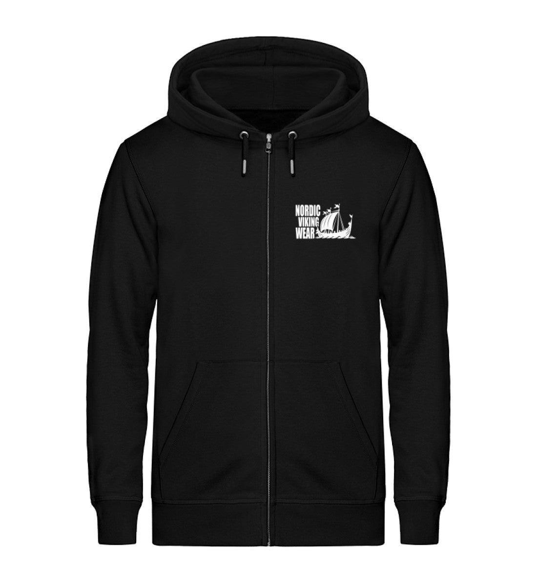 Wikinger Binde Runen Zip-Hoodie Protection - Nordic Viking Wear