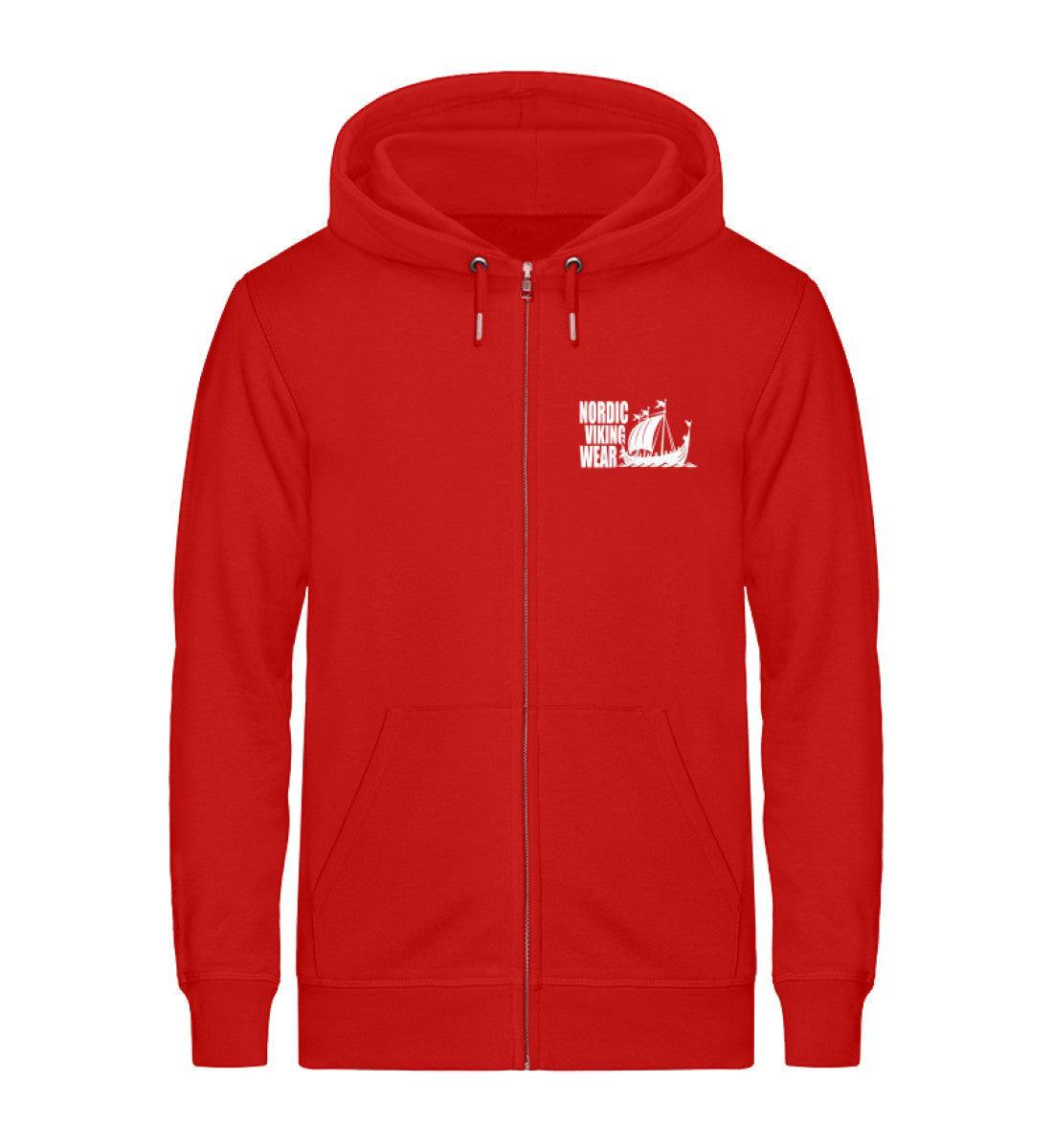 Wikinger Binde Runen Zip-Hoodie Protection - Nordic Viking Wear