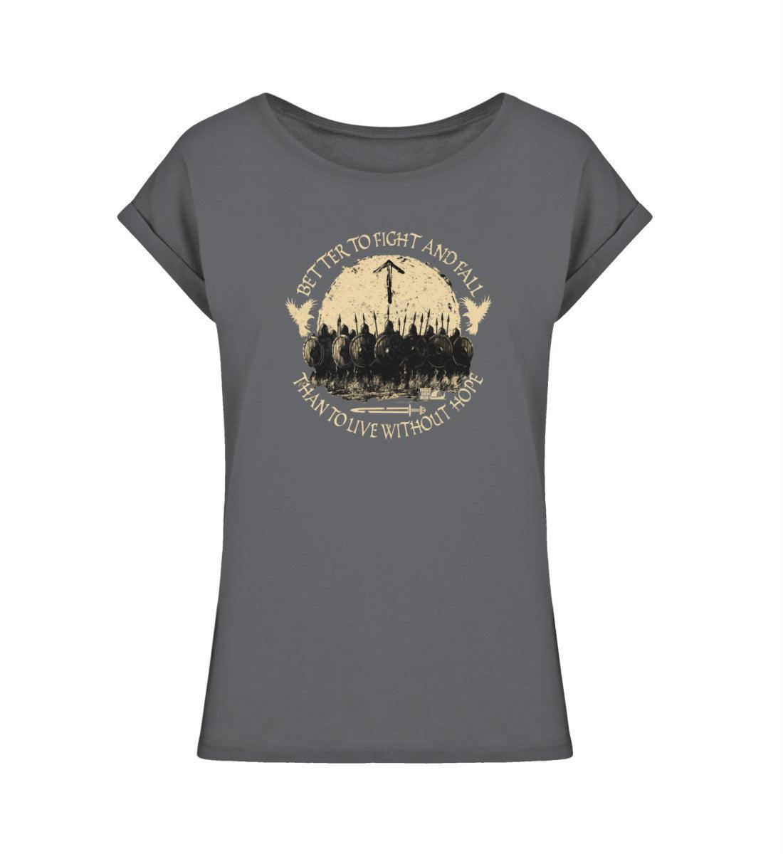 Schildmaiden Extended Shirt – "Better to Fight and Fall" – Wikinger-Inspiration für furchtlose Frauen - Nordic Viking Wear