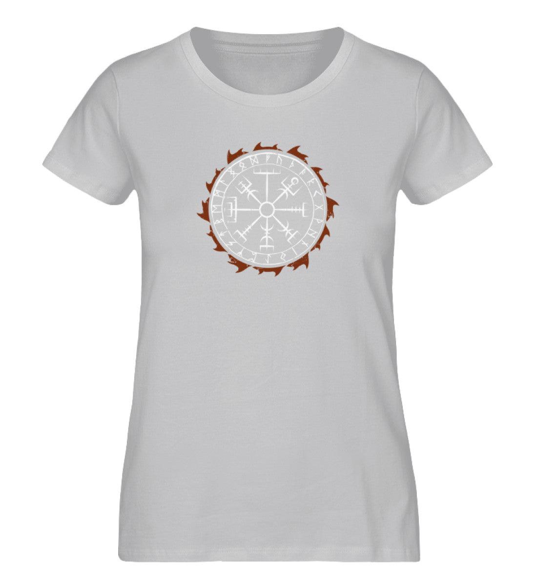 Schildmaiden Expresser Shirt „Vegvisir Wikinger Kompass T-Shirt – Nordischer Wegweiser für Stärke und Schutz“ - Nordic Viking Wear