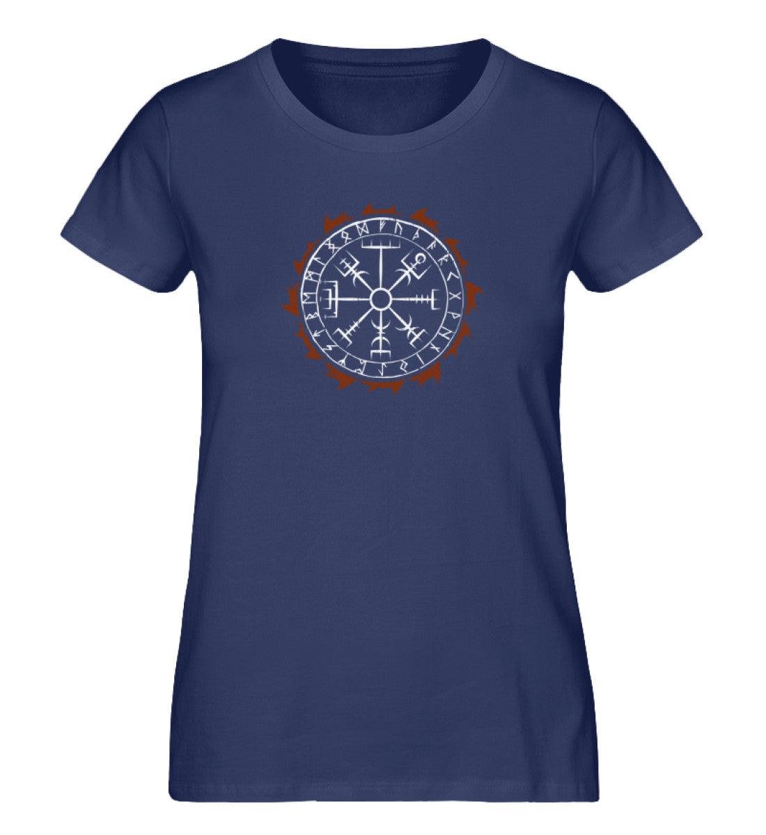 Schildmaiden Expresser Shirt „Vegvisir Wikinger Kompass T-Shirt – Nordischer Wegweiser für Stärke und Schutz“ - Nordic Viking Wear