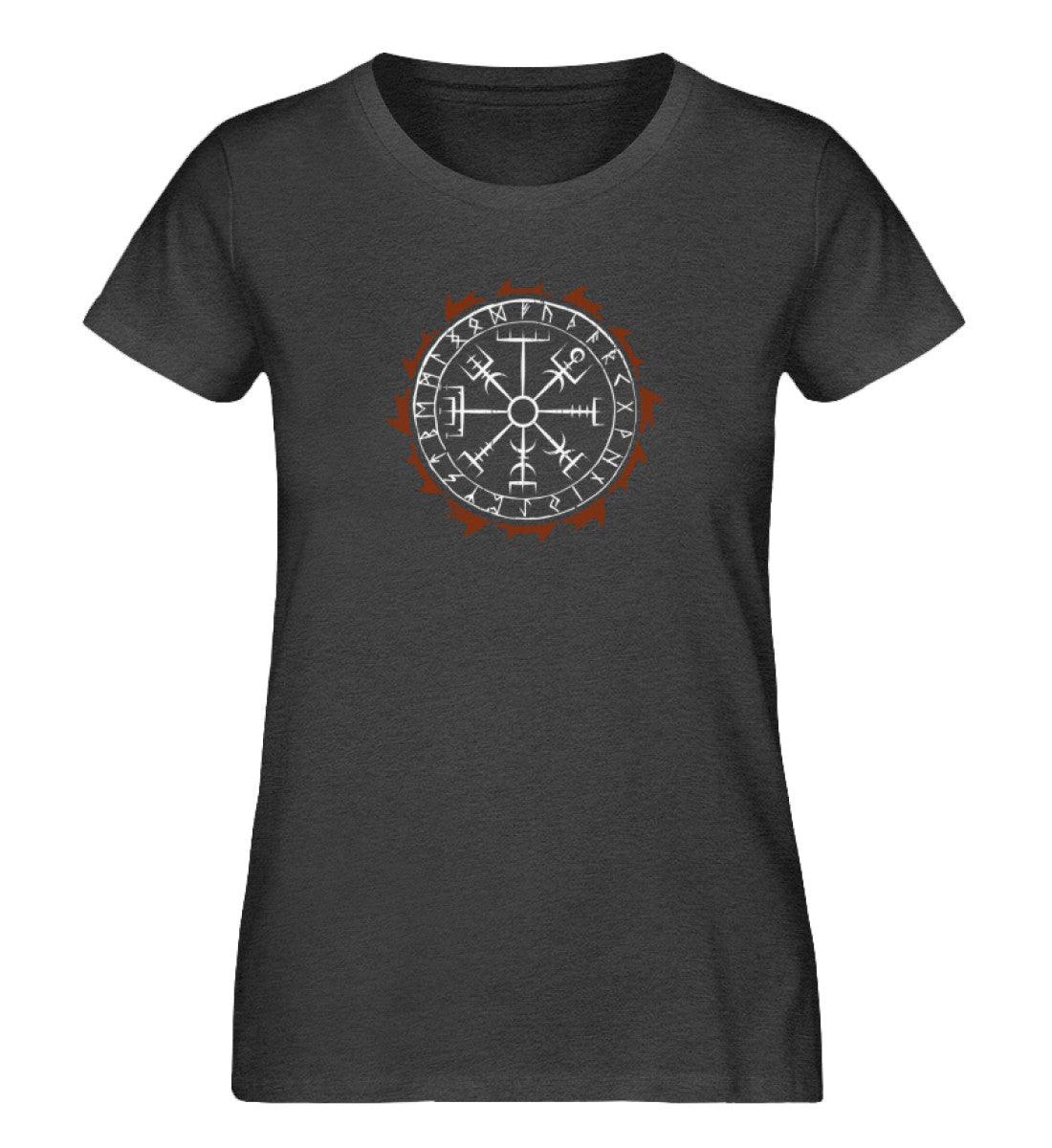 Schildmaiden Expresser Shirt „Vegvisir Wikinger Kompass T-Shirt – Nordischer Wegweiser für Stärke und Schutz“ - Nordic Viking Wear