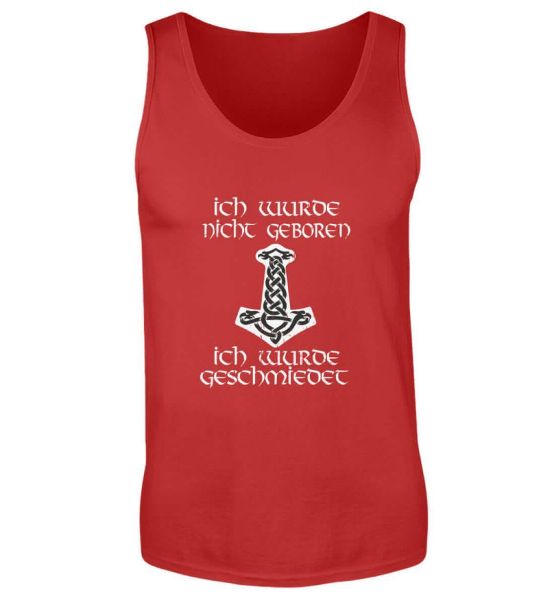 Wikinger Tanktop 'Geschmiedet, Nicht Geboren' – Stärke und Entschlossenheit - Nordic Viking Wear