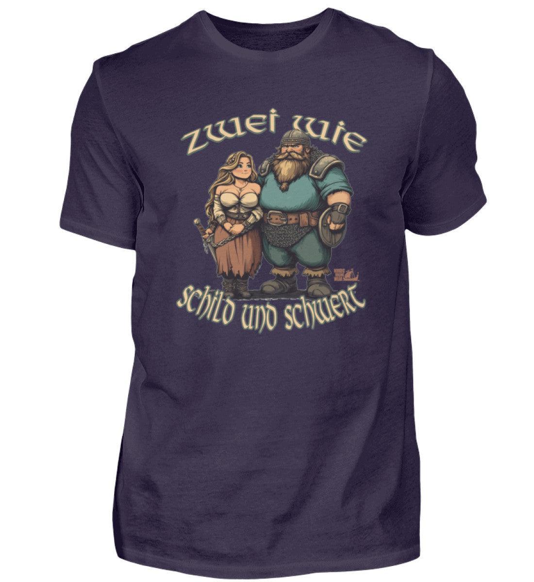 Wikinger Premiumshirt Zwei wie Schild und Schwert Partnershirt - Nordic Viking Wear