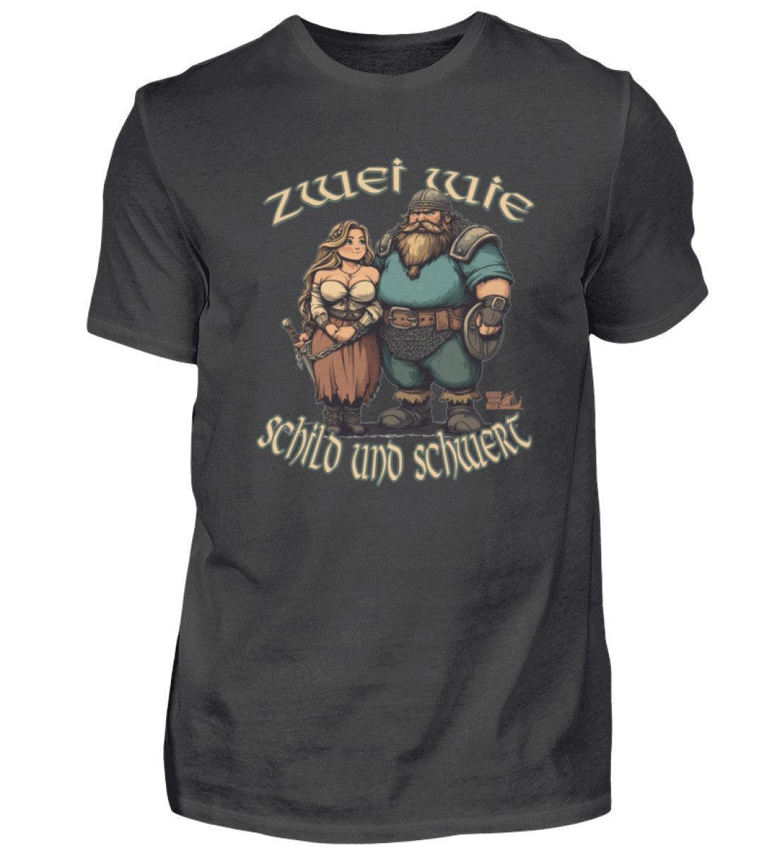 Wikinger Premiumshirt Zwei wie Schild und Schwert Partnershirt - Nordic Viking Wear