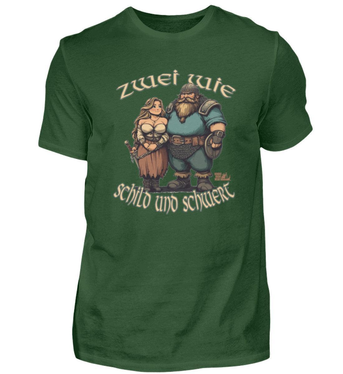 Wikinger Premiumshirt Zwei wie Schild und Schwert Partnershirt - Nordic Viking Wear