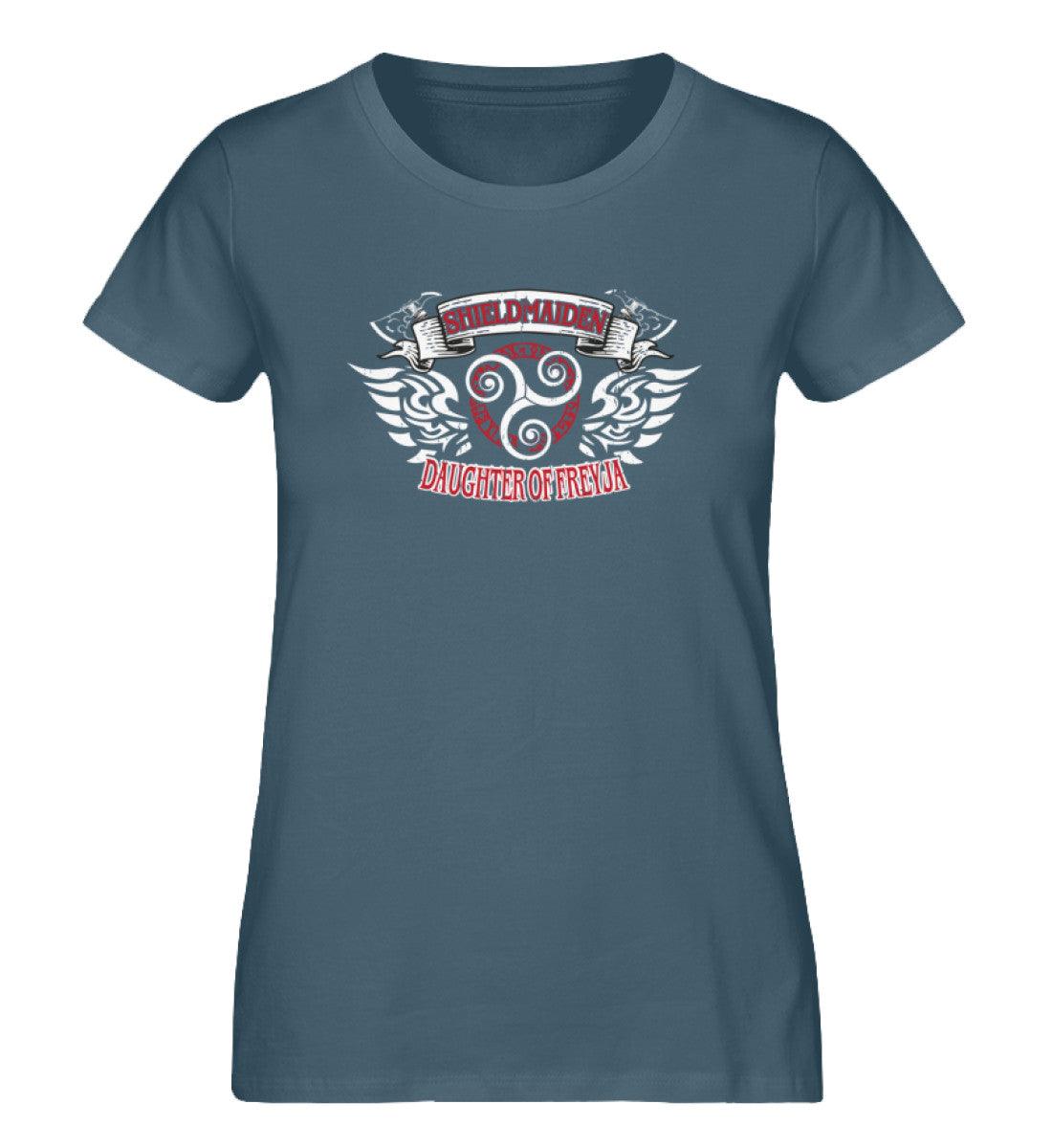 Schildmaiden Expresser Shirt - Daughter of Freyja Design - Wikinger-Style für echte Kriegerinnen" - Nordic Viking Wear