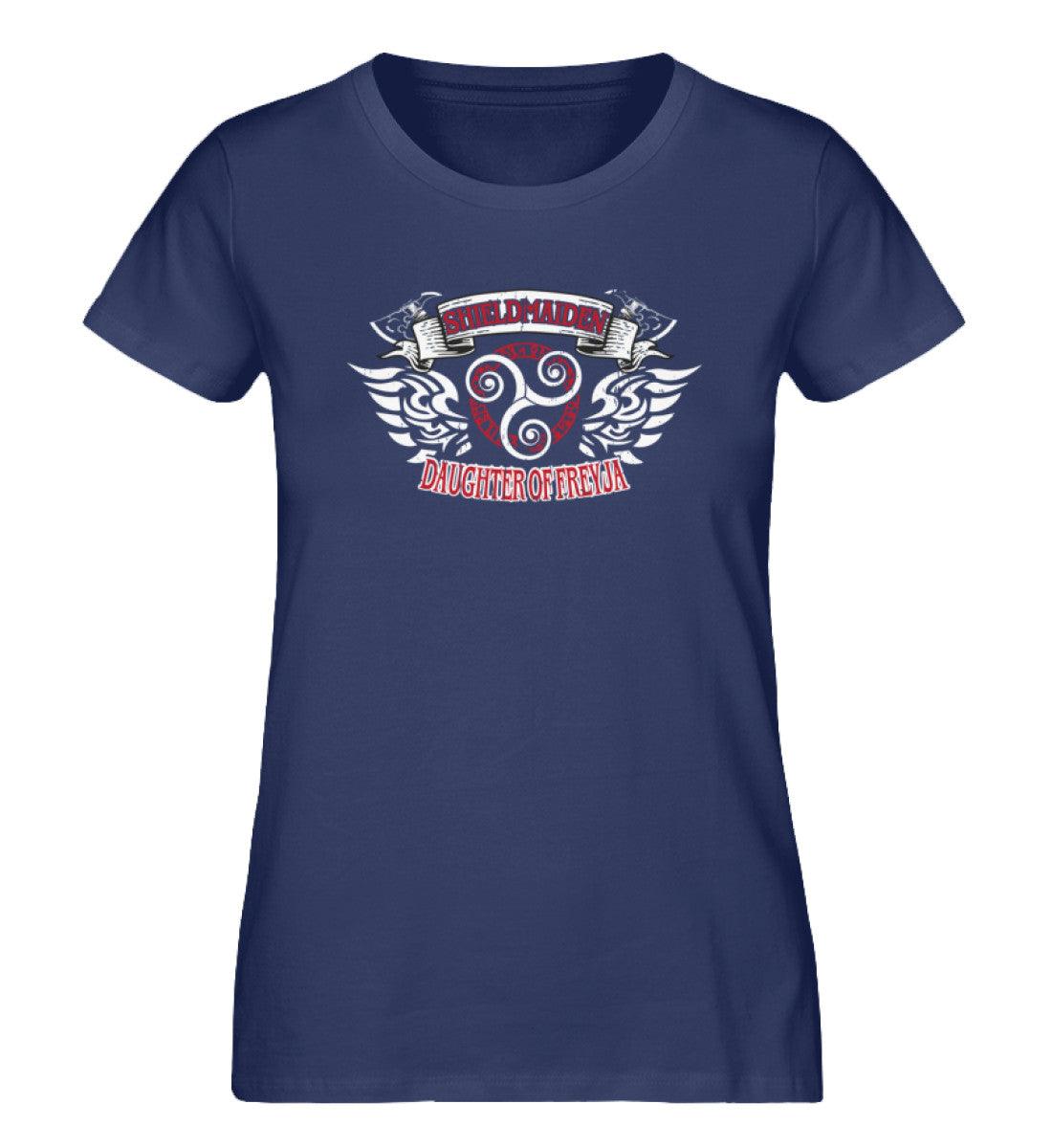 Schildmaiden Expresser Shirt - Daughter of Freyja Design - Wikinger-Style für echte Kriegerinnen" - Nordic Viking Wear