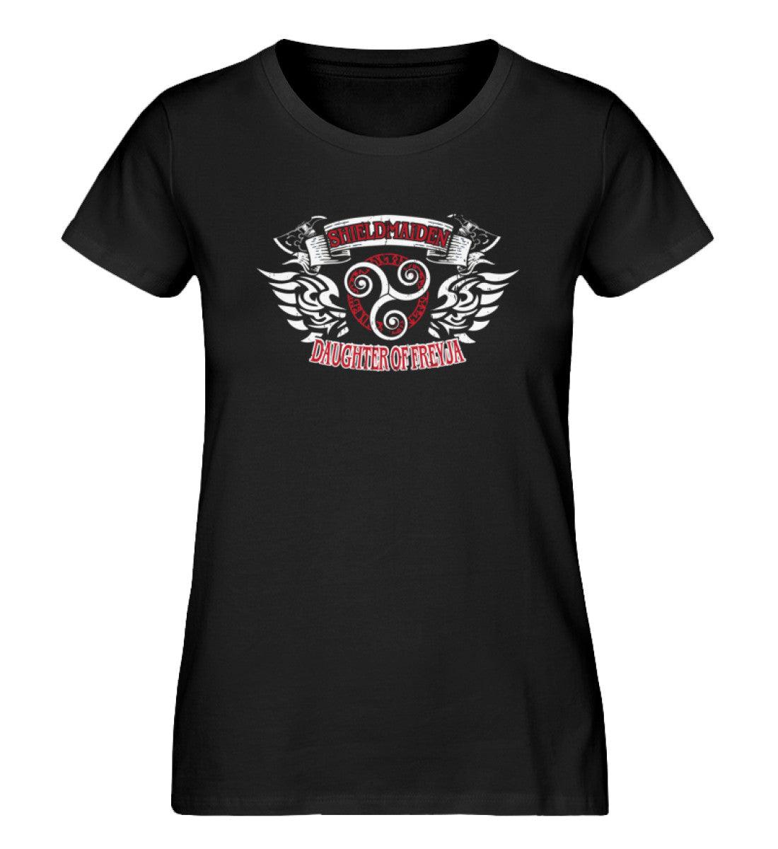 Schildmaiden Expresser Shirt - Daughter of Freyja Design - Wikinger-Style für echte Kriegerinnen" - Nordic Viking Wear