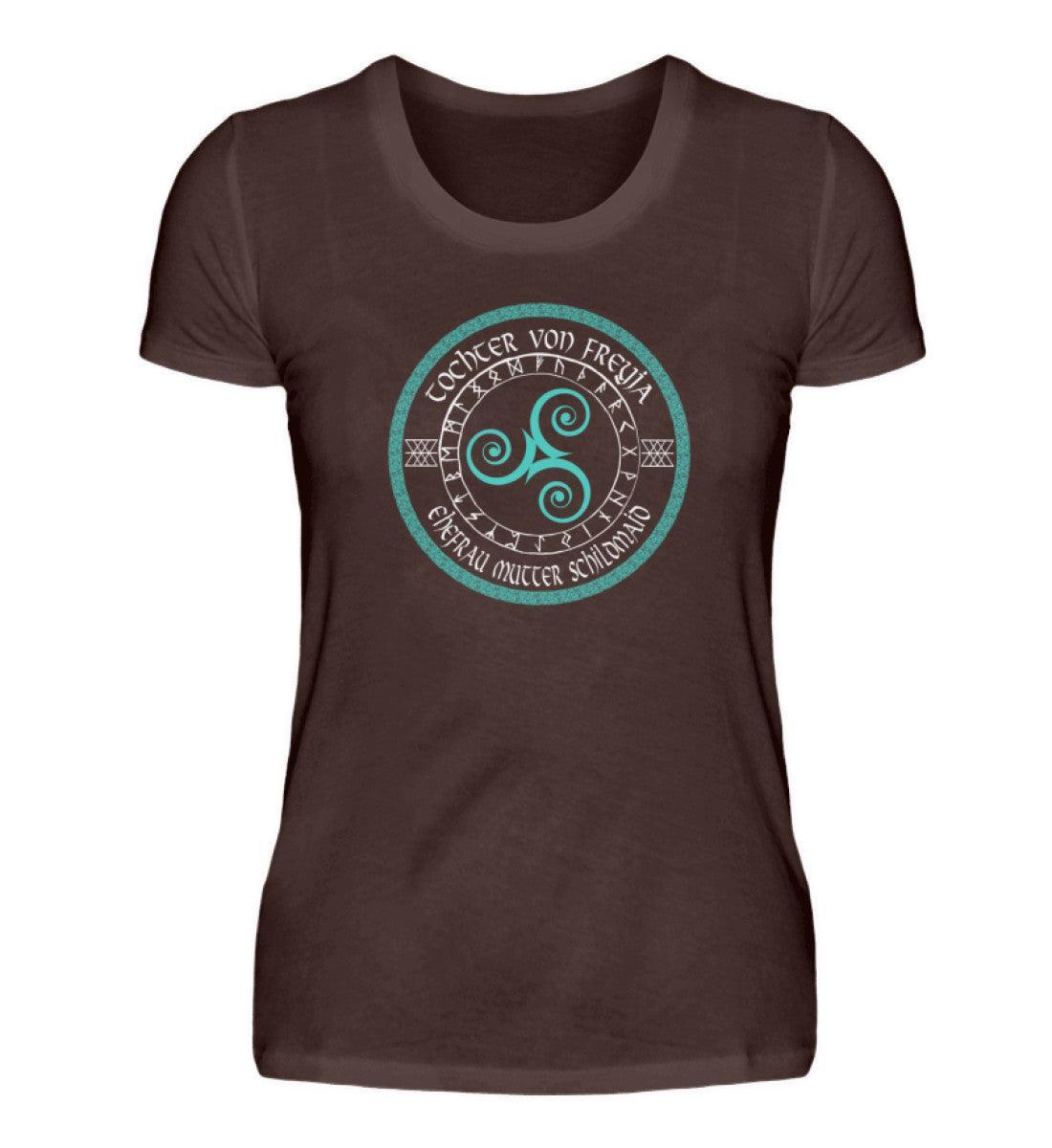 Tochter von Freyja" Damen Premium T-Shirt – Ehre die Göttin in Dir - Nordic Viking Wear
