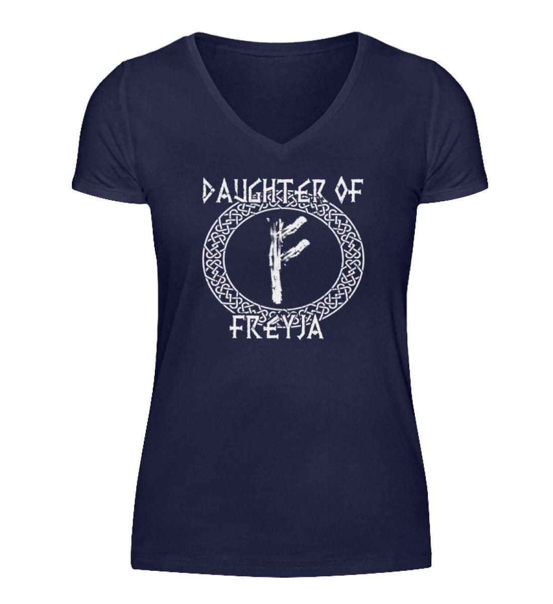 Schildmaiden V-Neck "Daughter Of Freyja" - Elegantes Design - Nordic Viking Wear