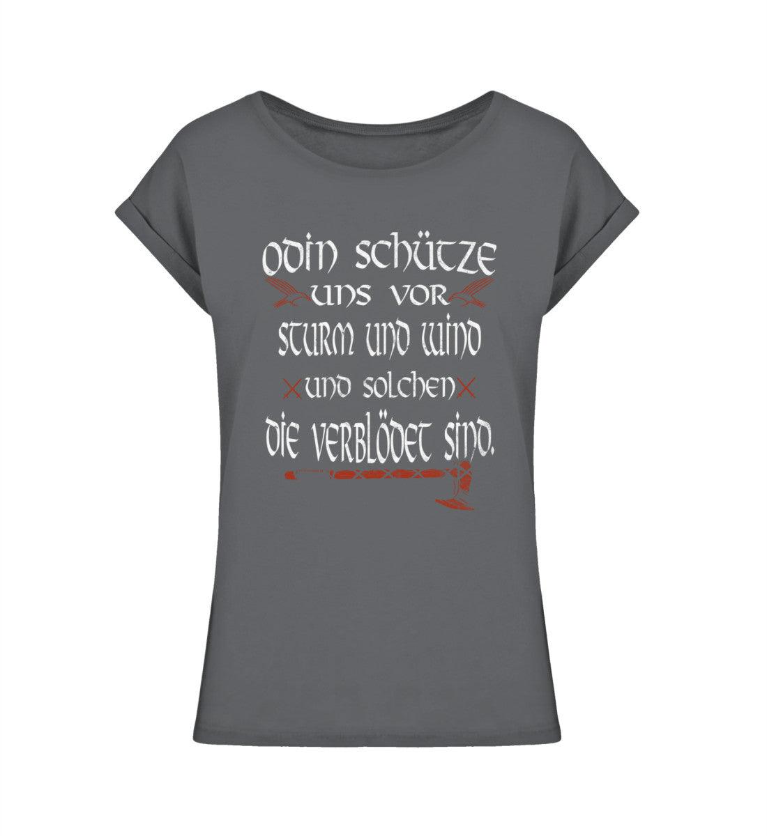 Schildmaiden Extended Shirt – "Odin, schütze uns" Wikinger-Spruch - Nordic Viking Wear