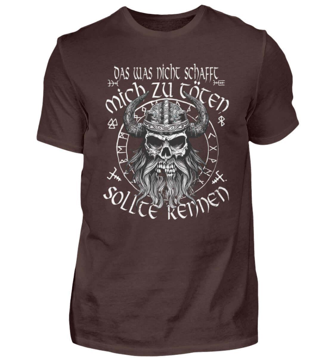 "Humorvolles Wikinger-Shirt – 'Das was nicht schafft mich zu töten, sollte rennen'" - Nordic Viking Wear