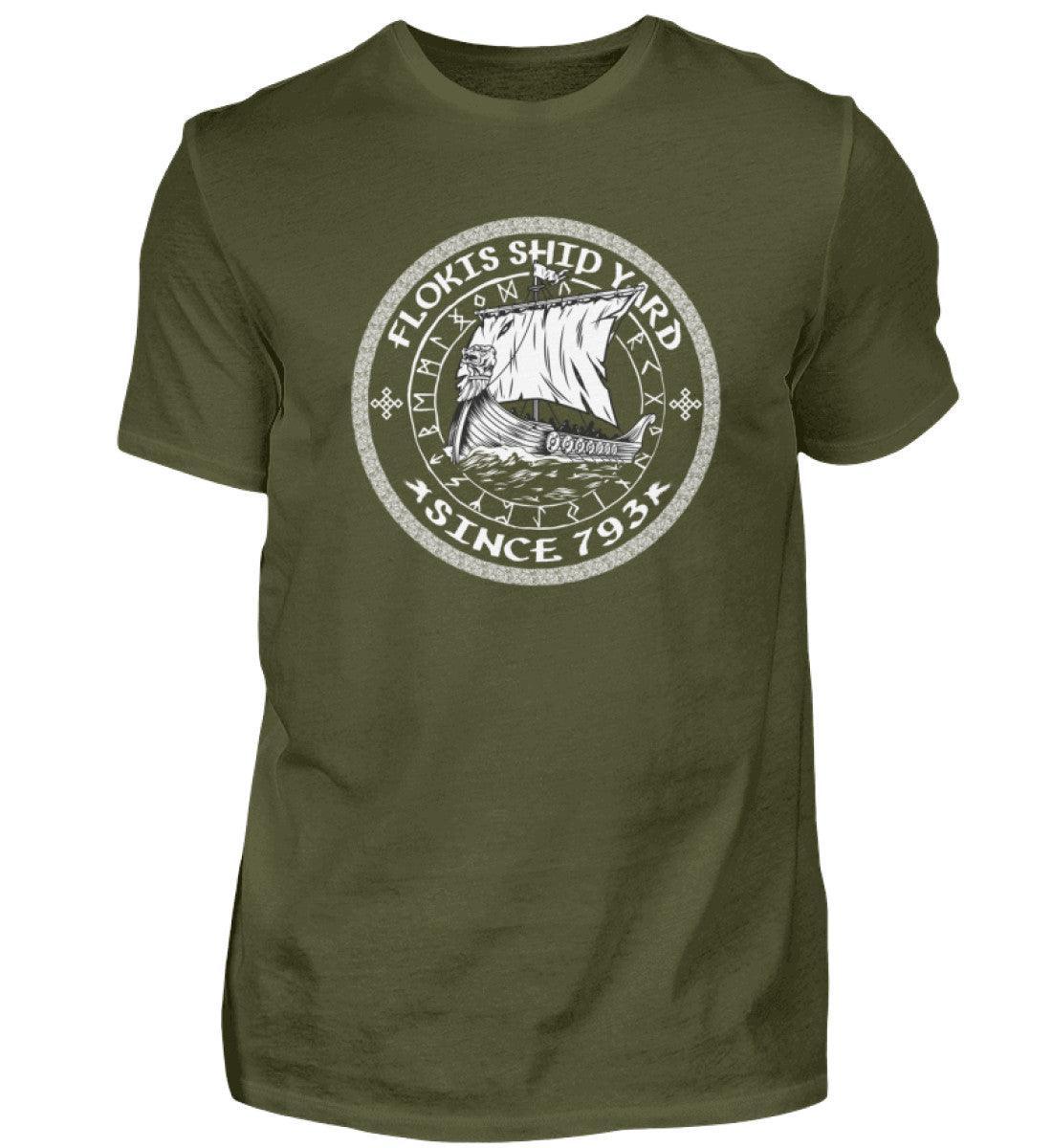 Wikinger-Shirt "Floki's Ship Yard – Seit 793" - Nordic Viking Wear