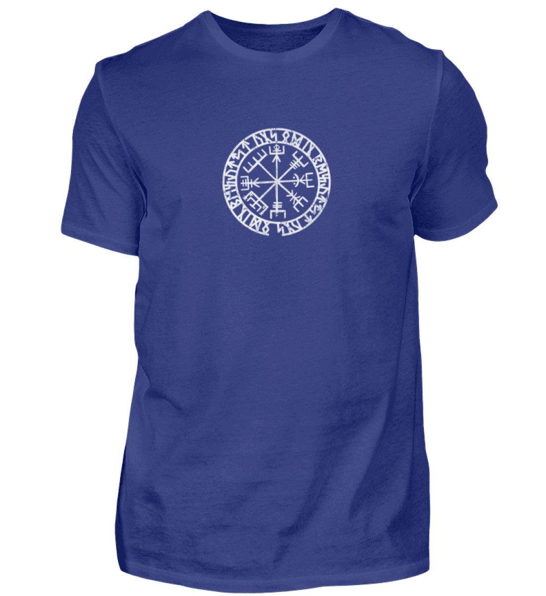 Wikinger Premium T-Shirt: Vegvisir & Runenkreis Design - Nordic Viking Wear
