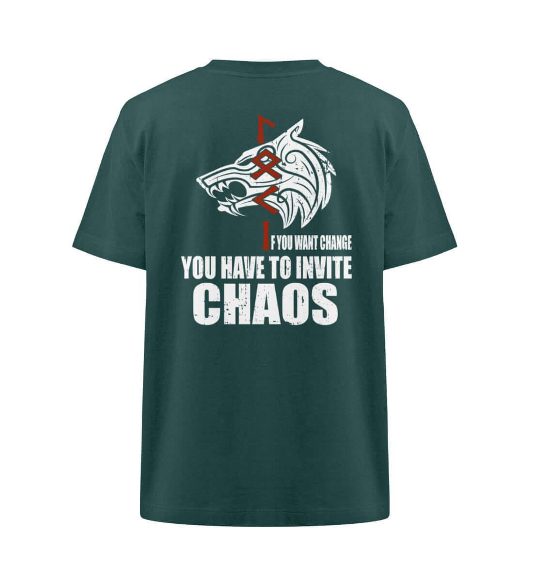 Wikinger "Chaos" Heavy Oversized Shirt mit Loki-Inspiration - Nordic Viking Wear