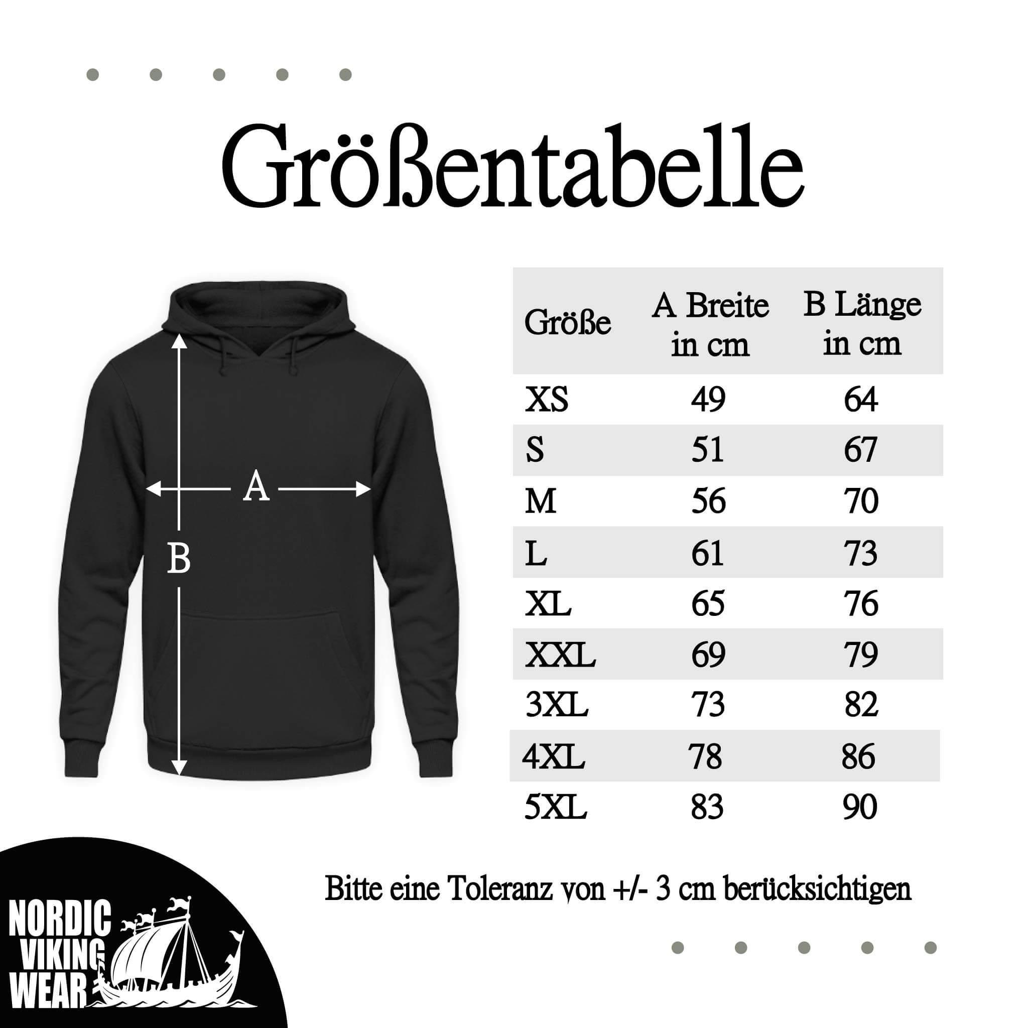 Wikinger Berserker Bärenkralle Hoodie – Entfessle den Krieger in Dir - Nordic Viking Wear