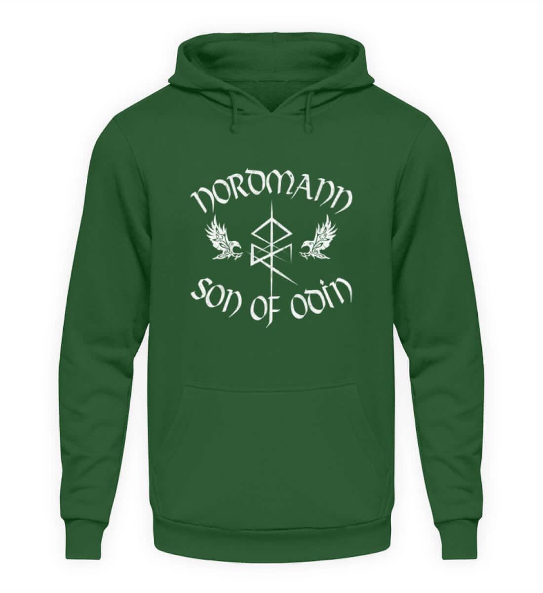 Wikinger Hoodie 'Nordmann - Son of Odin' – Ehre und Stolz der nordischen Krieger - Nordic Viking Wear