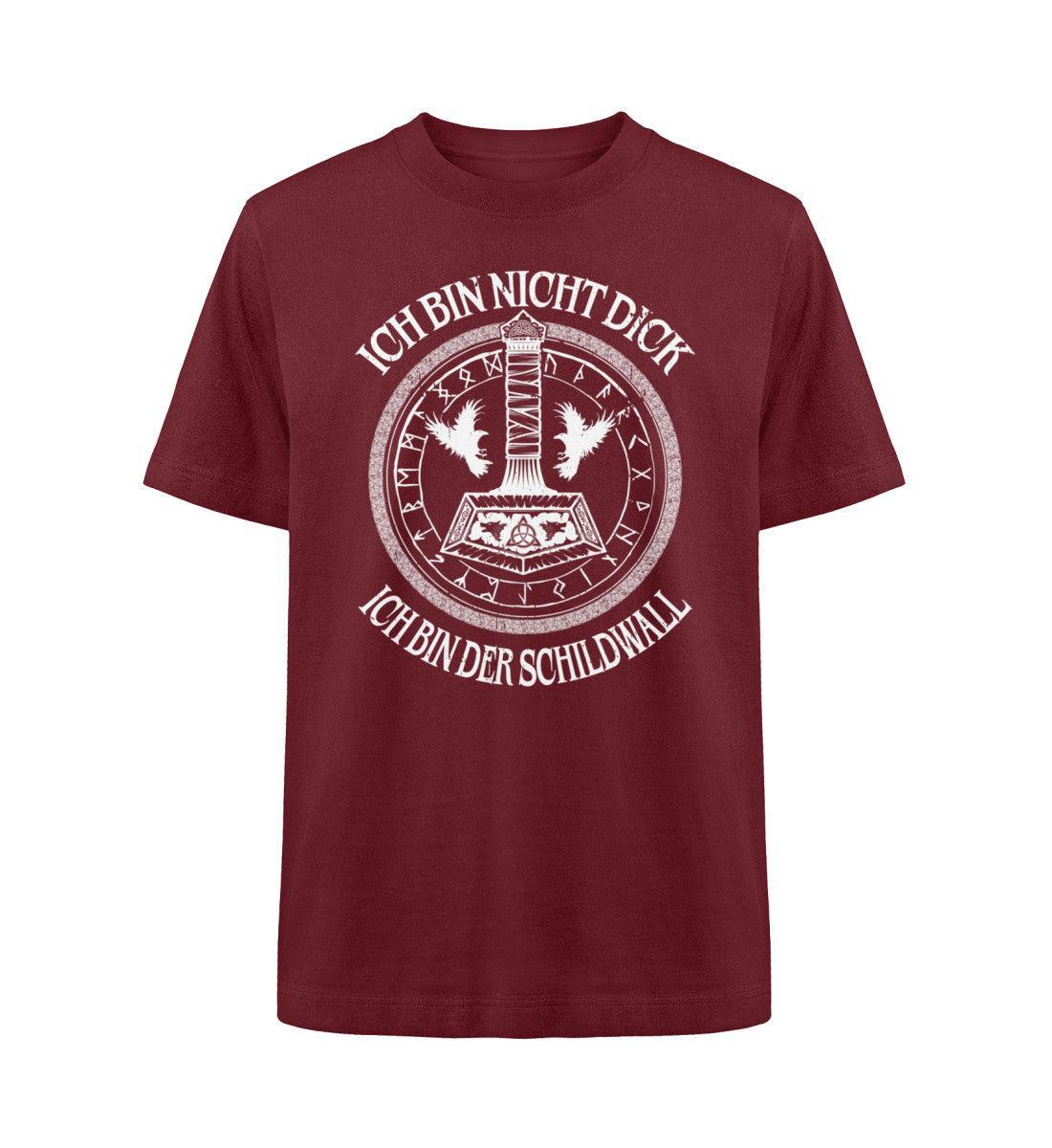 Lustiges Wikinger Heavy Oversized Shirt Schildwall 3.0 - Nordic Viking Wear