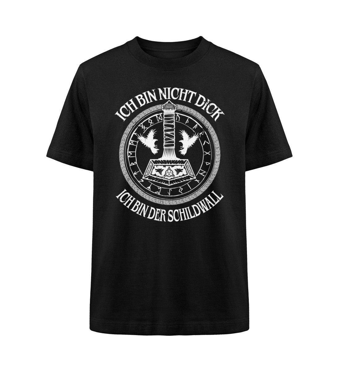 Lustiges Wikinger Heavy Oversized Shirt Schildwall 3.0 - Nordic Viking Wear