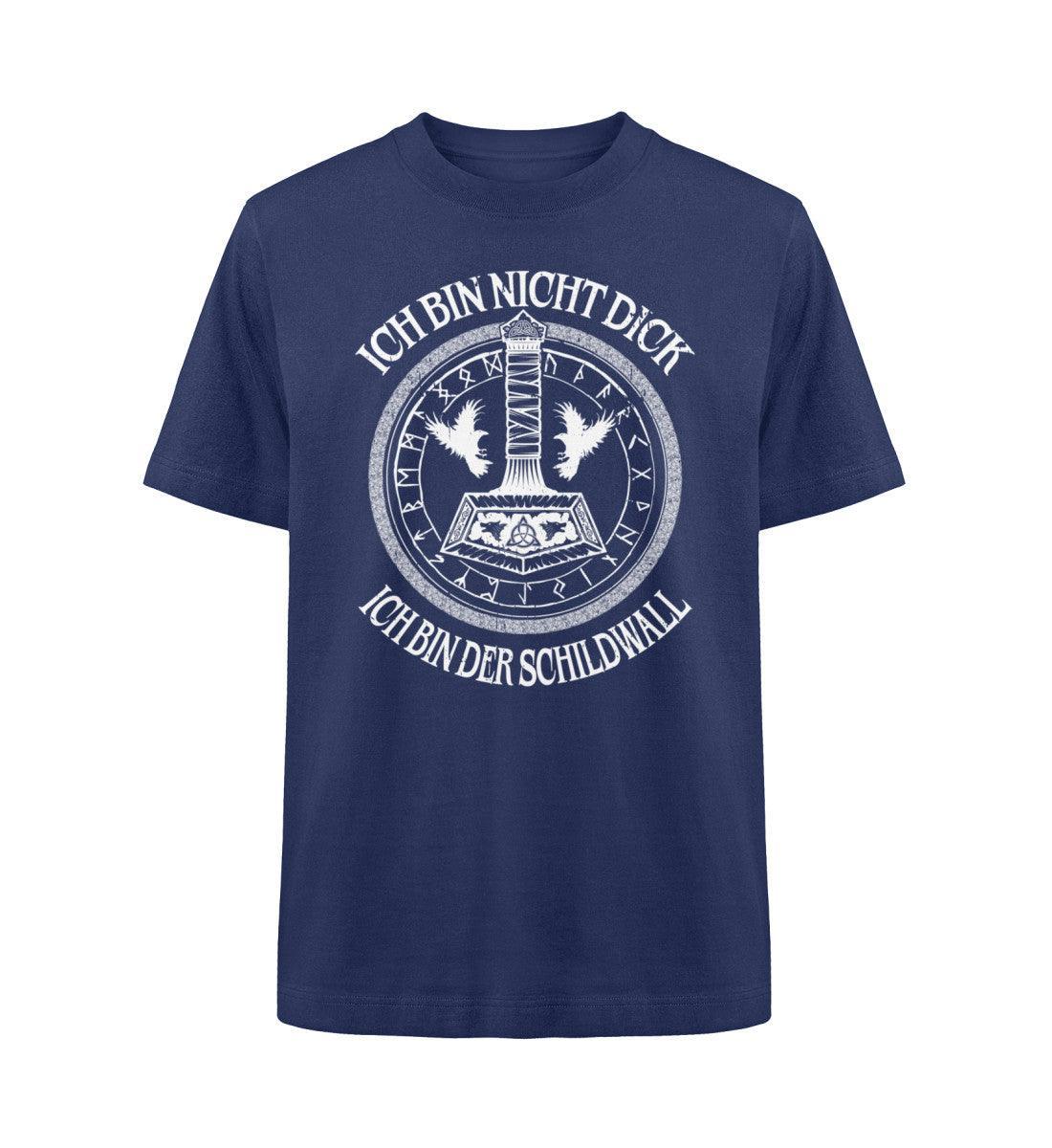 Lustiges Wikinger Heavy Oversized Shirt Schildwall 3.0 - Nordic Viking Wear