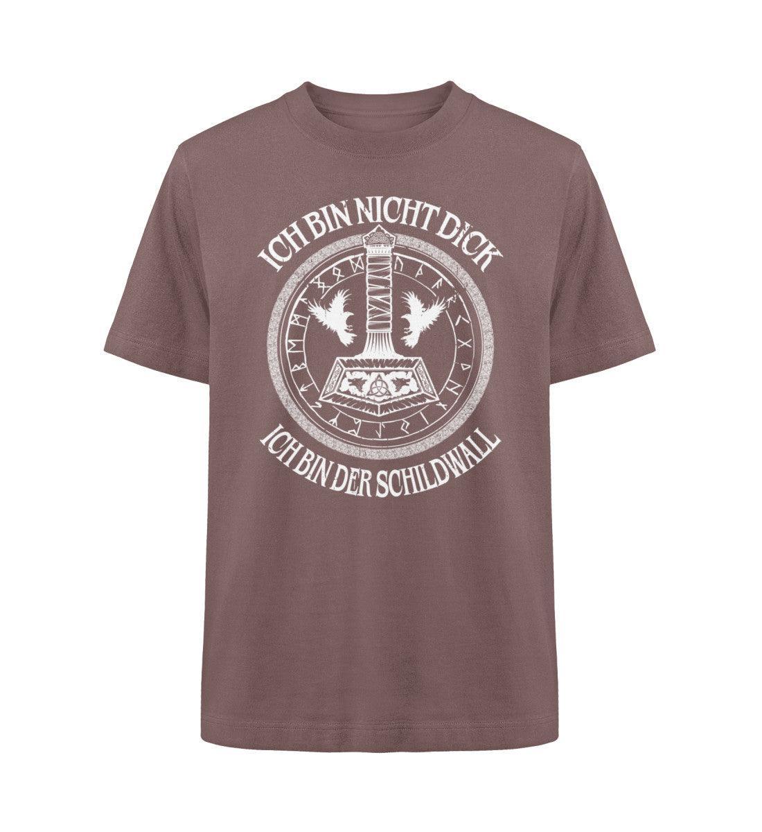 Lustiges Wikinger Heavy Oversized Shirt Schildwall 3.0 - Nordic Viking Wear