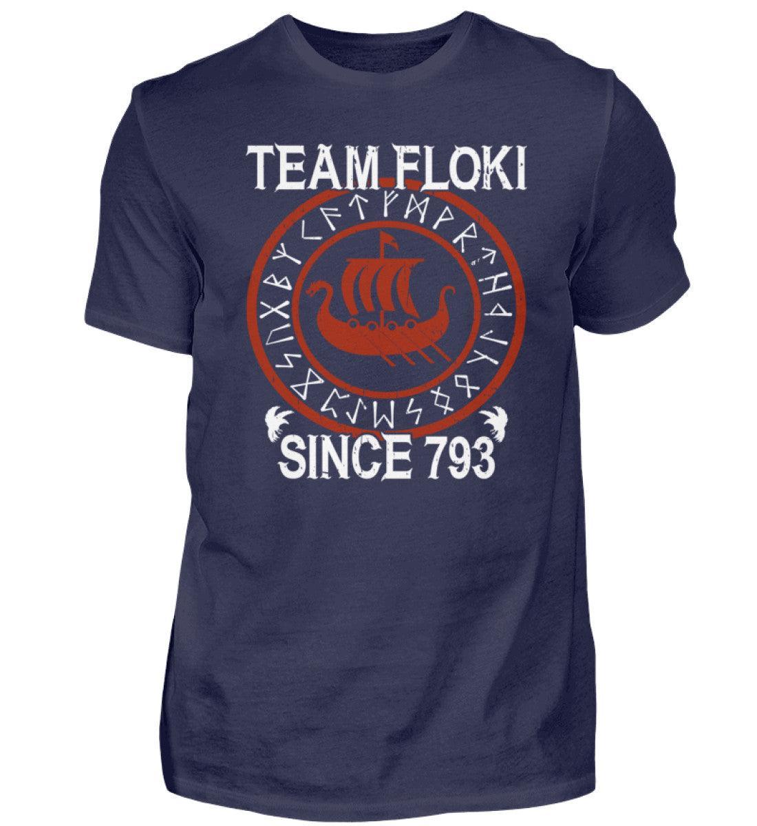 Team Floki – Ehre die Wikingerlegende: Premiumshirt für Fans der Nordischen Entdecker - Nordic Viking Wear